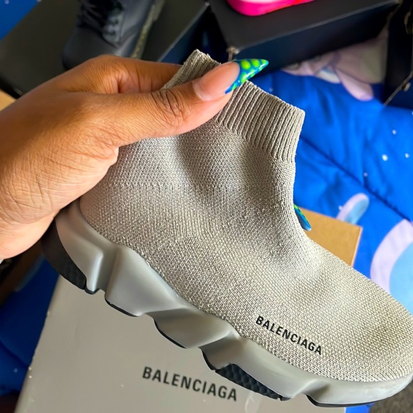 【よう】 balenciaga 2点 Balenciaga Speed 2.0 Lace Up Full Clear Sole Recycled Knit